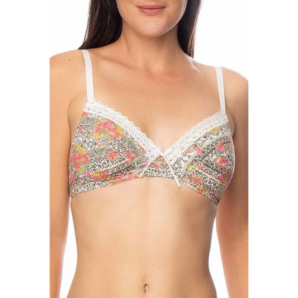 NEW ANTIGEL folk melodie non wire bra in multicolor